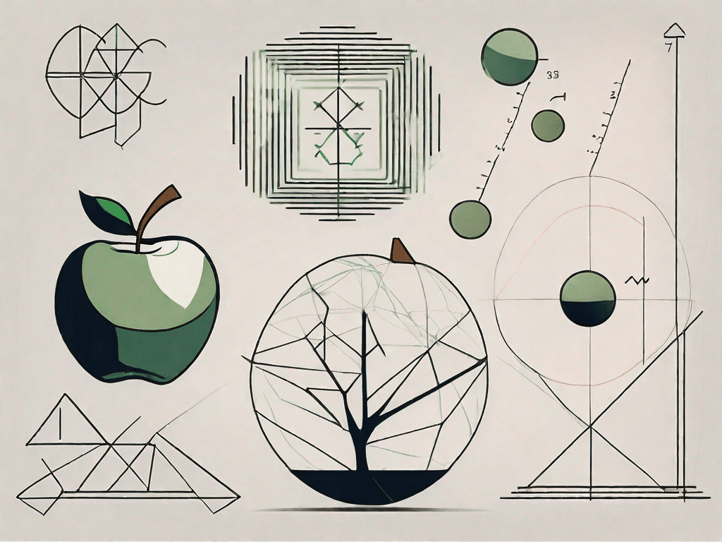 Three distinct objects (such as apples or geometric shapes)