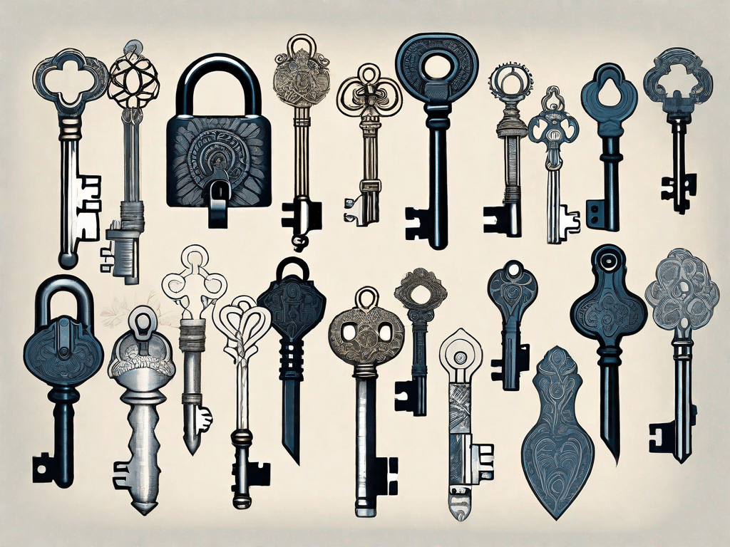 Nine distinct keys
