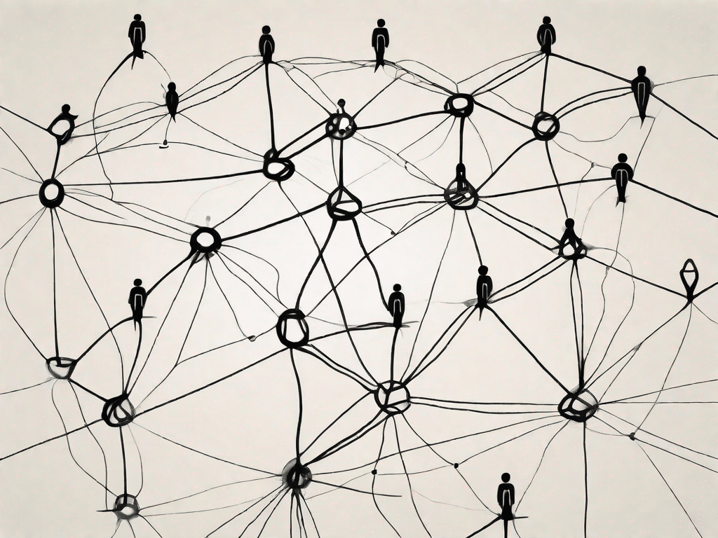 A network of interconnected nodes