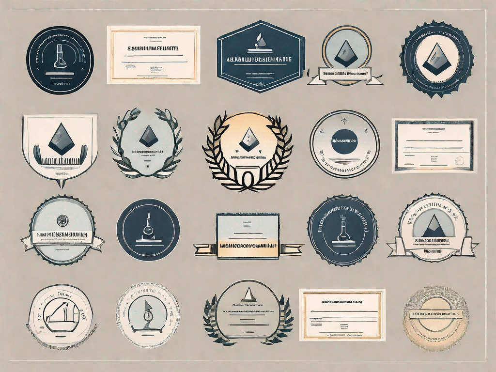 Various ausbildung certificates