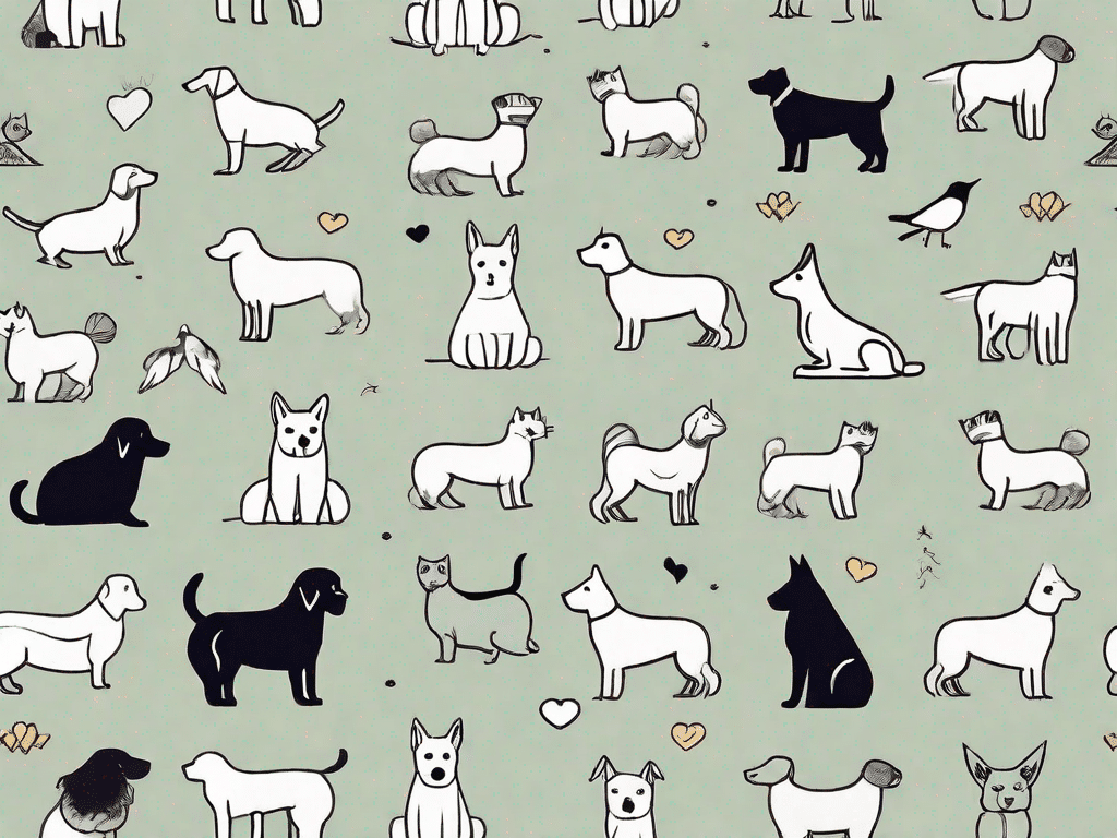 Various animals like dogs
